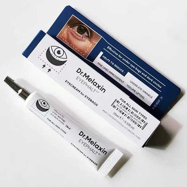 کرم دور چشم دکتر ملاکسین Dr.Melaxin مدل Eyephalt از بین برنده ی کیسه زیر چشمی, تیرگی و پف — تصویر ۳