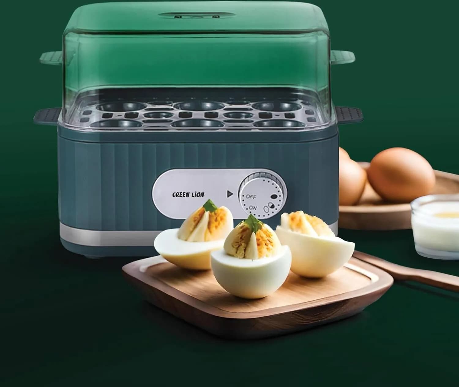 تخم مرغ پز هوشمند گرین لاین Green Lion Smart Egg Cooker — تصویر ۸