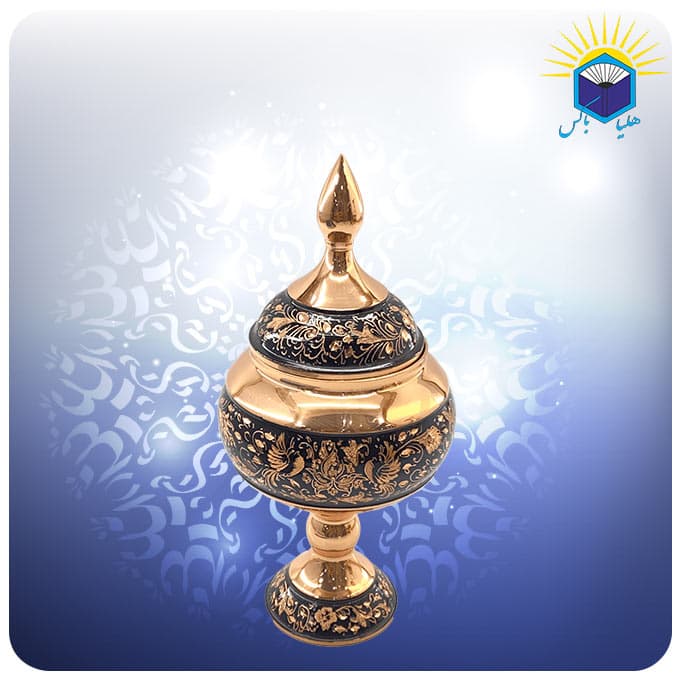 شکلات خوری مس و الماس تراش 24 سانت — تصویر ۲