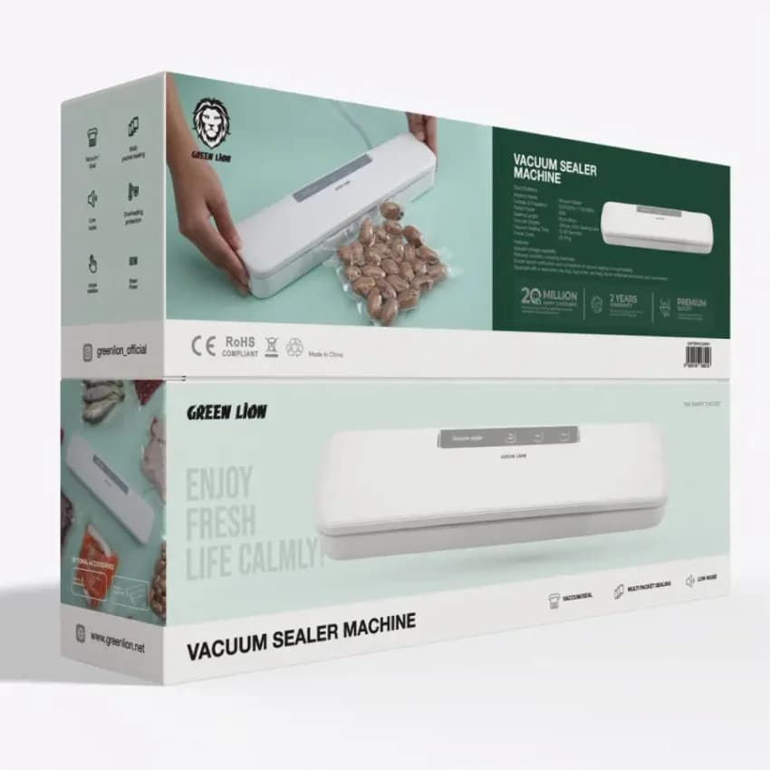 دستگاه وکیوم و پرس گرین لاین دو کاره Vacuum Sealer Machine — تصویر ۵