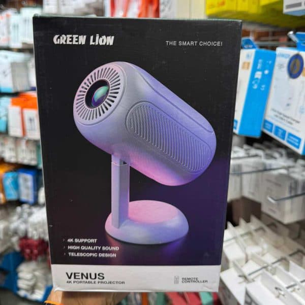 ویدیو پروژکتور قابل حمل ونوس گرین لاین Green Lion venus 4K portable projector — تصویر ۹