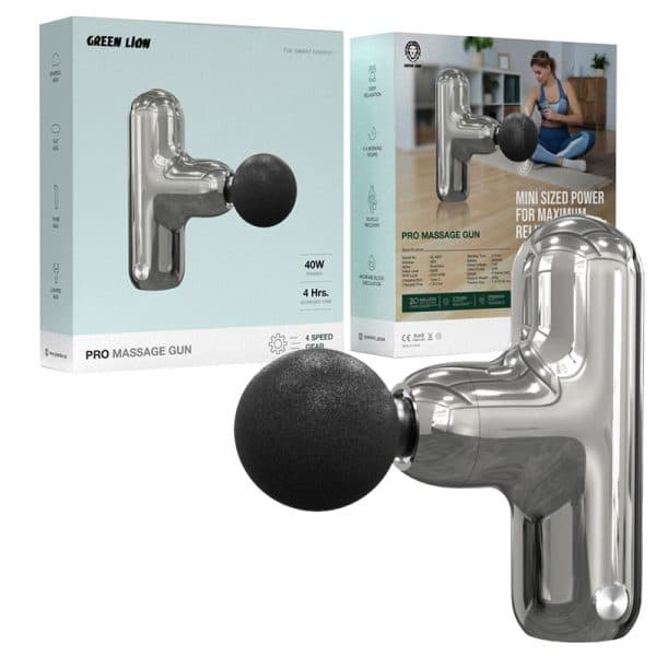 ماساژور Tشکل Green Lion pro massage Gun pro براق شاین — تصویر ۲