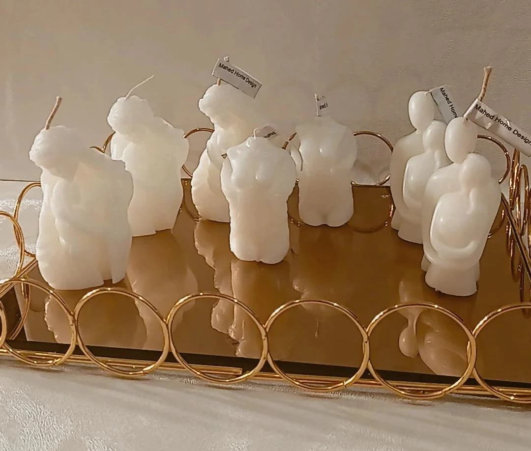 شمع طرح دار