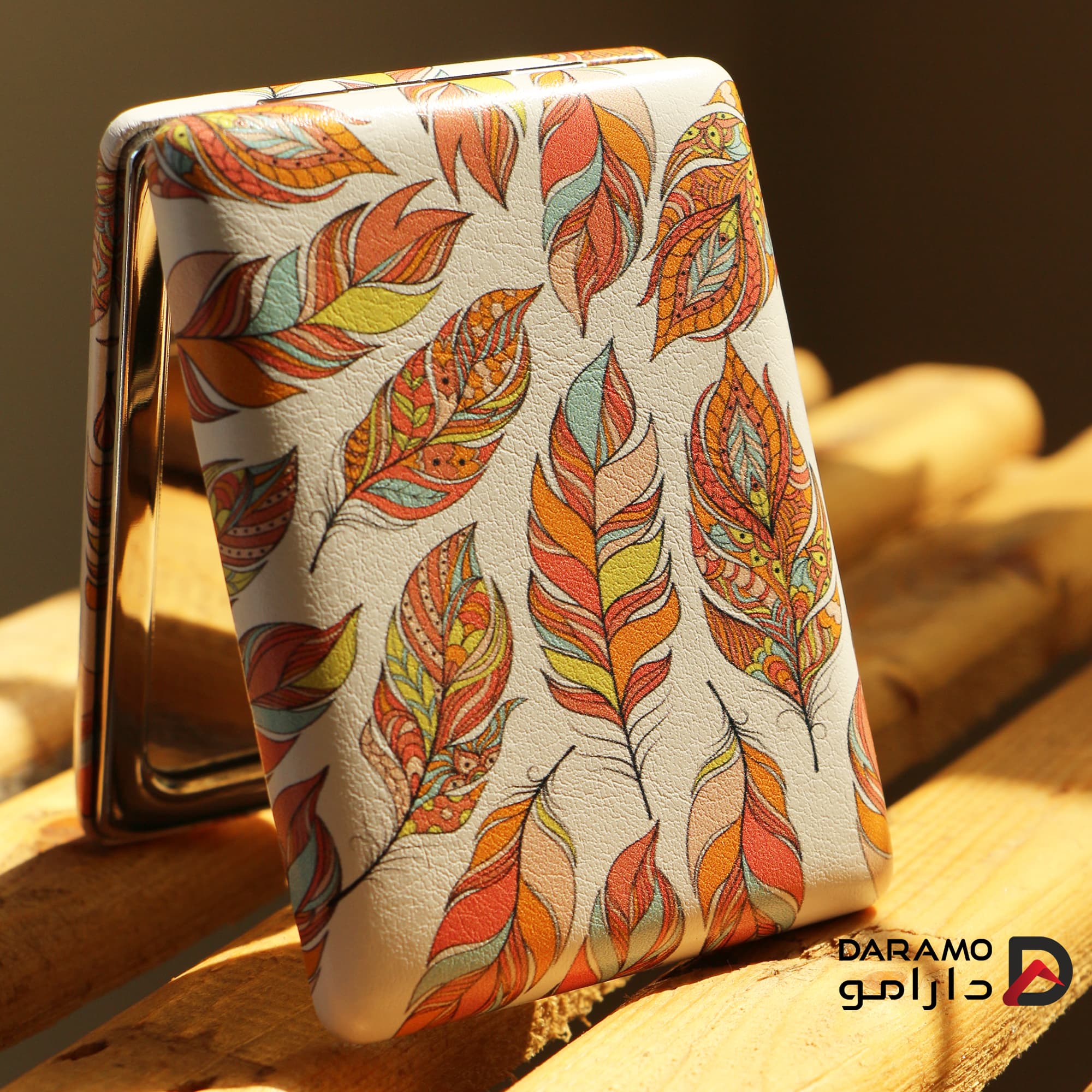 اینه فانتزی چرمی مدل پر