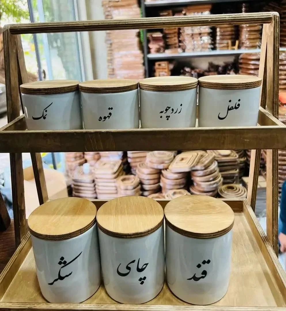 بانکه سرامیکی چای و شکر — تصویر ۲