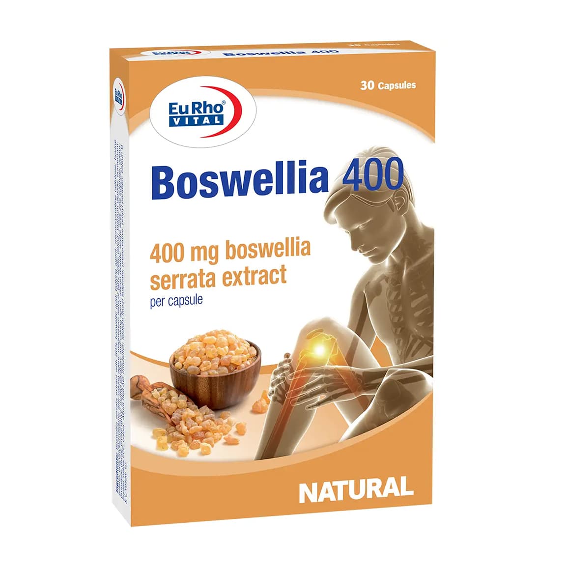 کپسول بوسولیا 400 میلی‌گرم یوروویتال بسته 30 عددی
