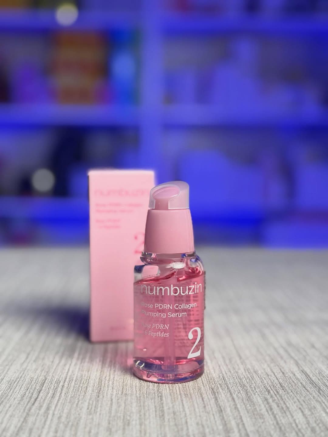 سرم حجم دهنده PDRN و کلاژن رز نامبوزین شماره 2 (Numbuzin Rose PDRN Collagen Plumping Serum)