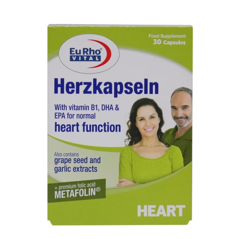 کپسول امگا هرتز یوروویتال 30 عددی Herzkapseln 30 — تصویر ۲