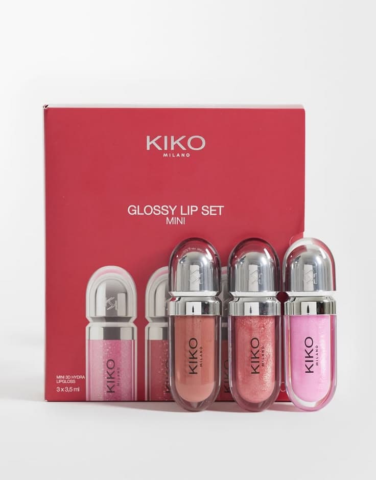 ست 3 عددی برق لب و حجم‌دهنده لب کیکو میلانو KIKO Milano Glossy Lip Set حجم 6.5 میل — تصویر ۱۱