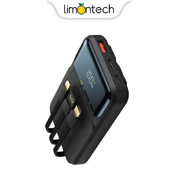 پاوربانک 3 در 1 گرین لاین مدل 3in1 INTEGRATED 20W ظرفیت 10000mAh — تصویر ۷