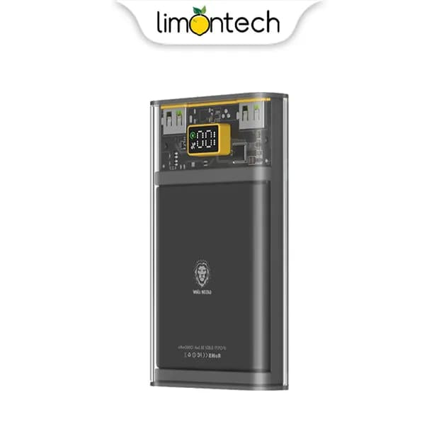 پاوربانک شفاف گرین مدل Super Fast Transparent ظرفیت 10000mAh — تصویر ۶