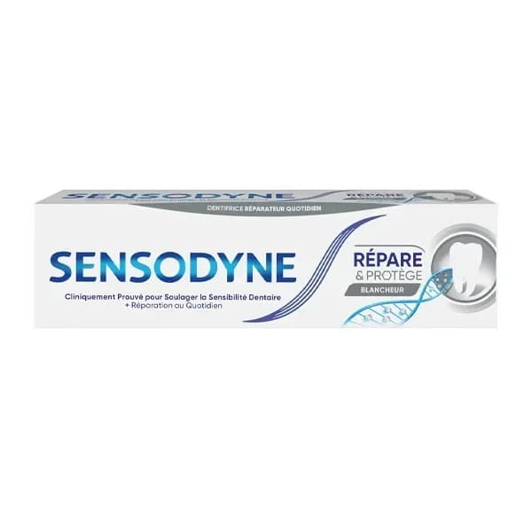 خمیر دندان ضد حساسیت و سفیدکننده سنسوداین Sensodyne Repair & Protect Whitening حجم 75 میل — تصویر ۴
