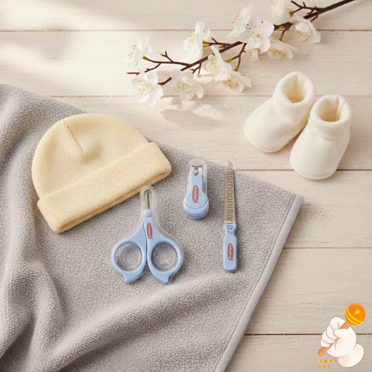 ست مانیکور کودک کد 512 بی بی لند قیچی ناخنگیر — تصویر ۵
