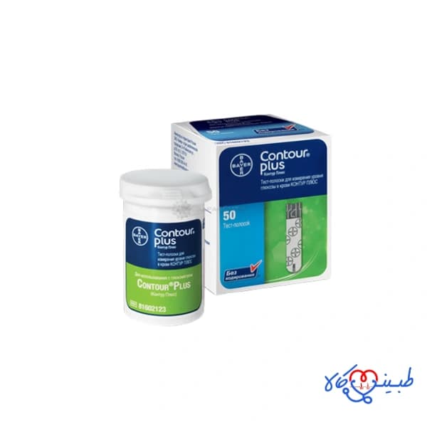نوار تست قند خون کنتورپلاس (CONTOUR PLUS) بسته 50 عددی — تصویر ۳