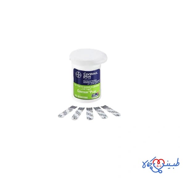 نوار تست قند خون کنتورپلاس (CONTOUR PLUS) بسته 50 عددی — تصویر ۲