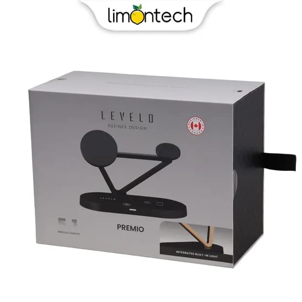 استند و شارژر وایرلس 5 کاره LEVELO مدل Premio — تصویر ۸