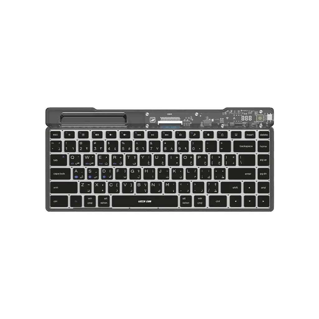 کیبورد شفاف گرین لاین Green Lion Transparent Keyboard — تصویر ۶