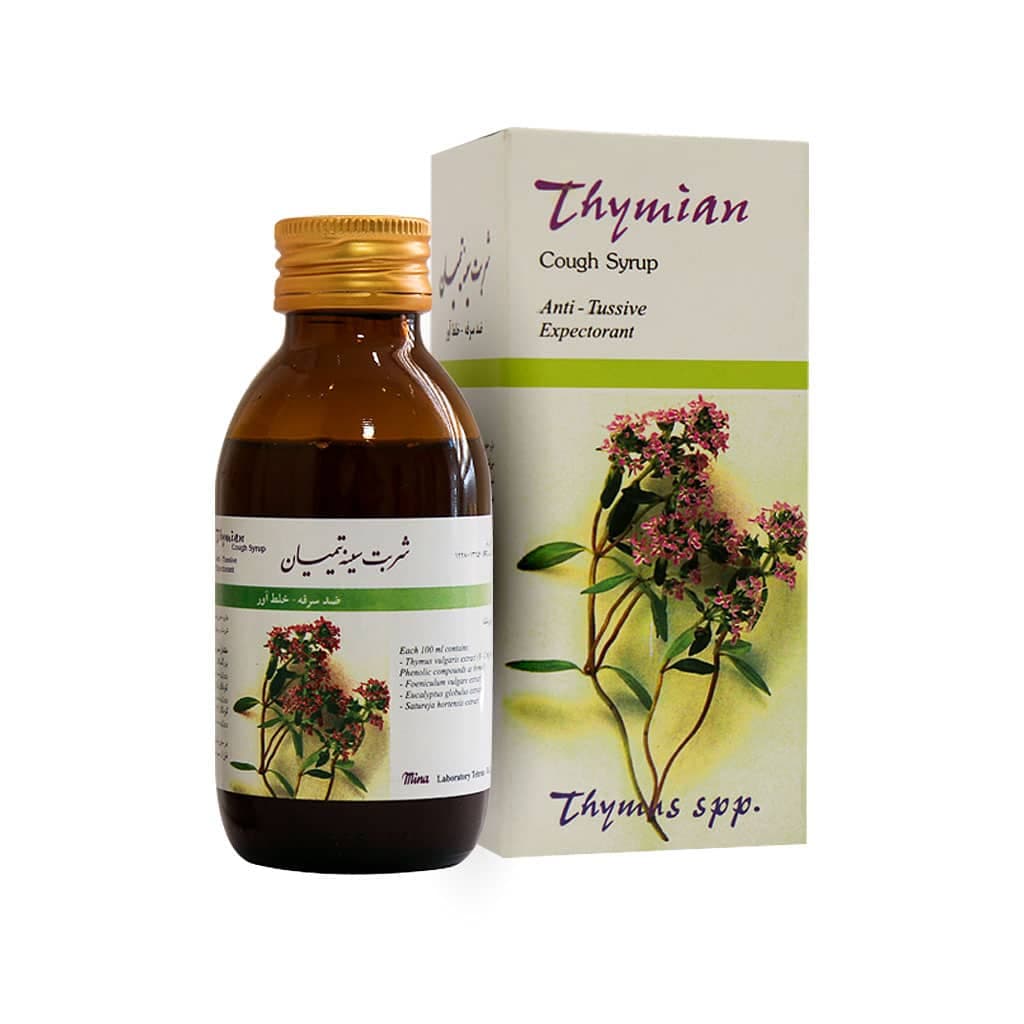 شربت تیمیان مینا ۱۲۰ میلی لیتر Mina Thymian Syrup 120 ml