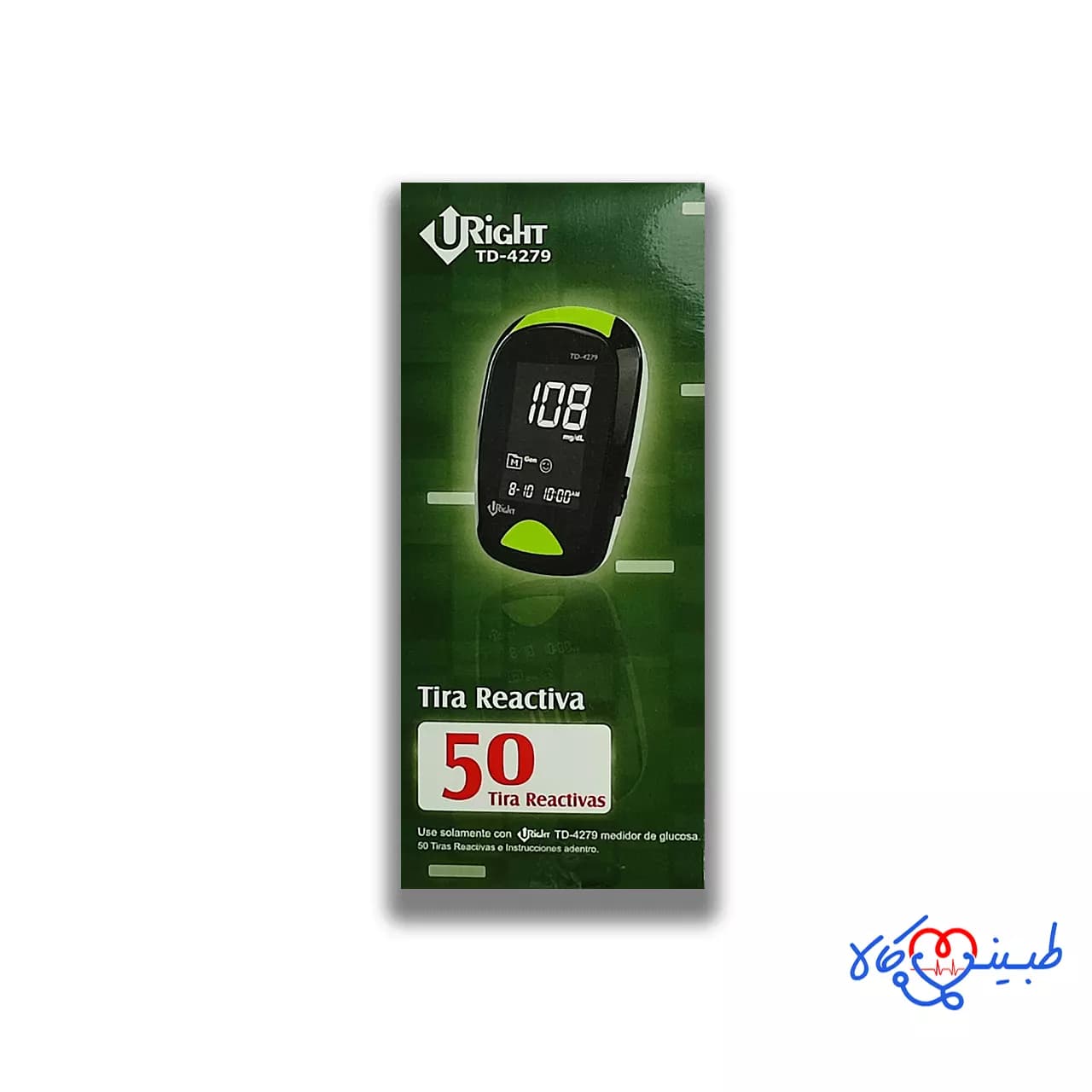 نوار تست قند خون یورایت Uright 4279 بسته 50 عددی