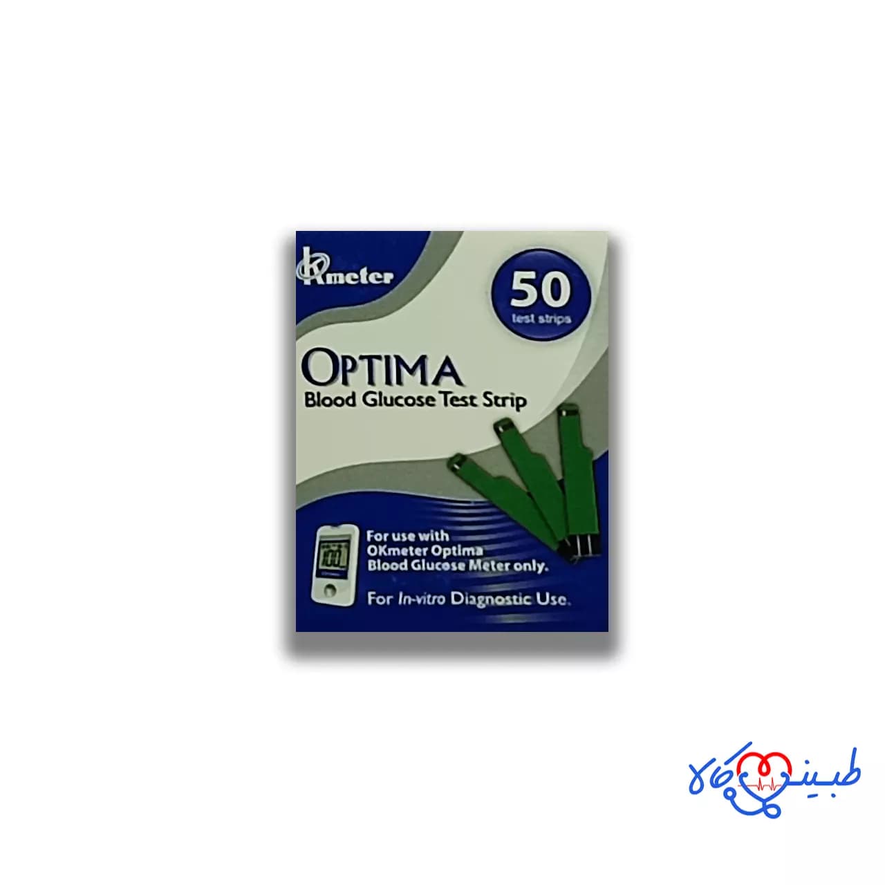 نوار تست قند خون اپتیما optima بسته 50 عددی
