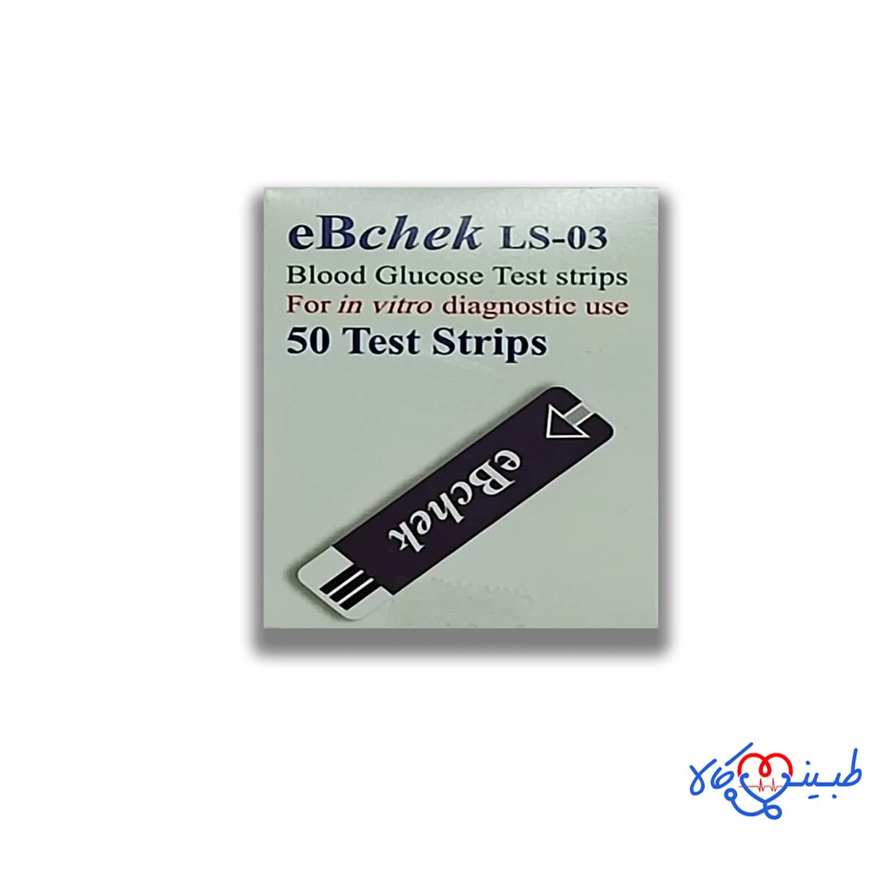 نوار تست قند خون ای بی چک بسته 50 عددی
