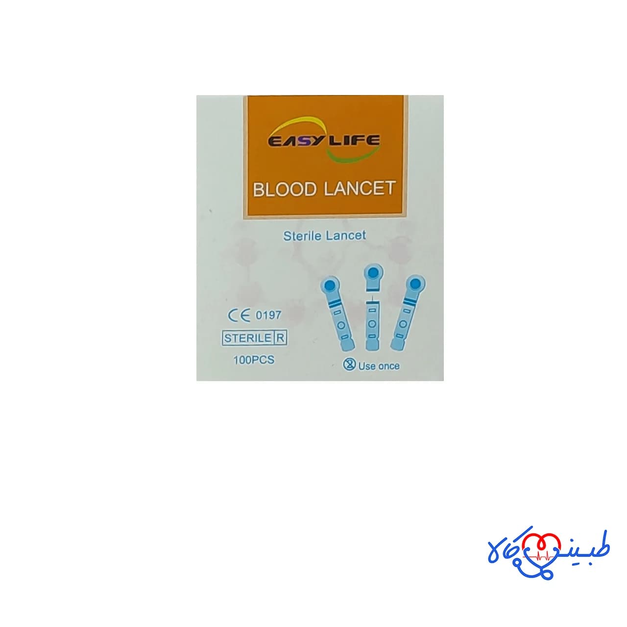 سوزن تست قند خون ایزی لایف STERILE بسته 100 عددی