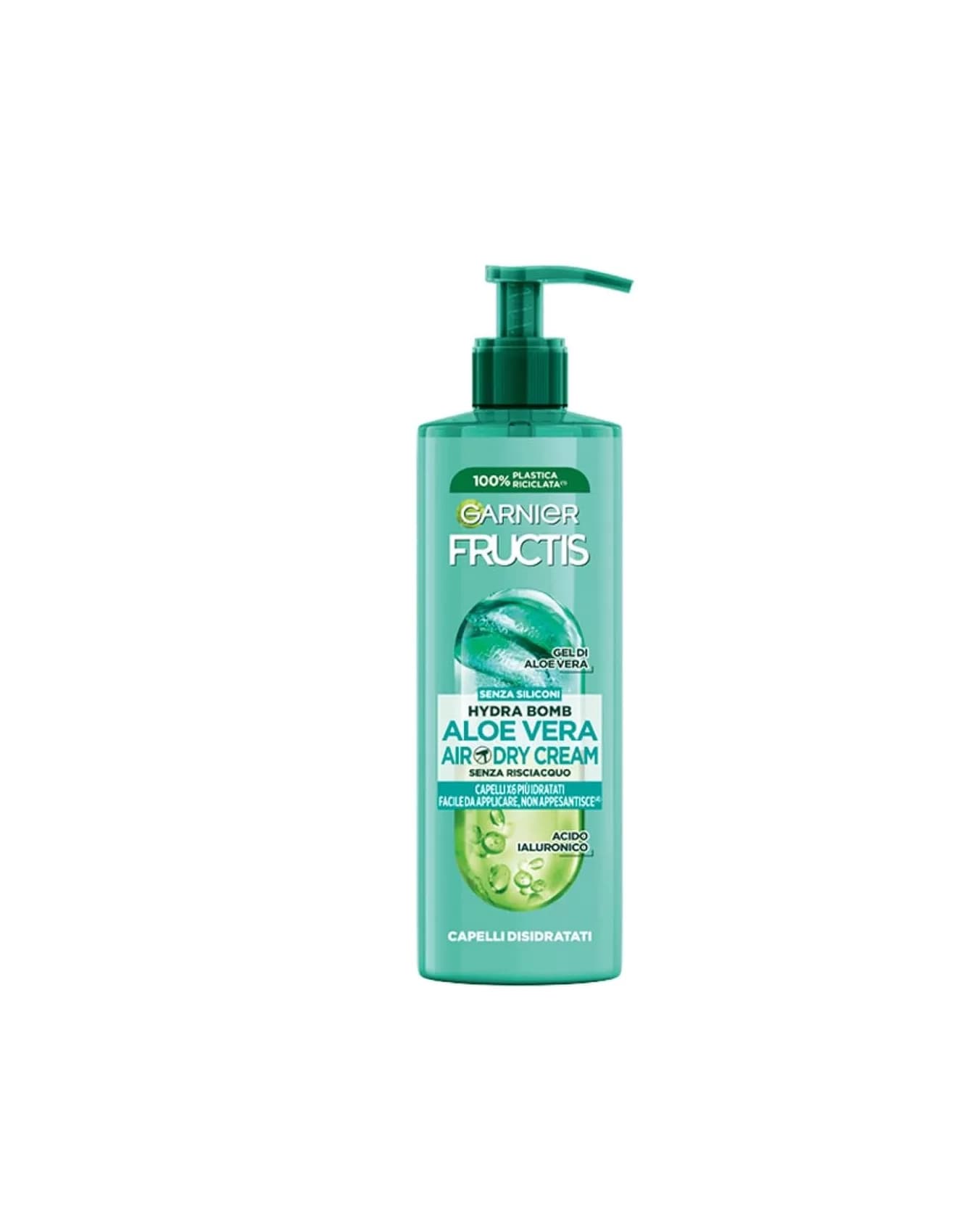 کرم مو آبرسان و ضد وز گارنیه Garnier Fructis Aloe Hydra Bomb Air Dry حجم 400 میل — تصویر ۹