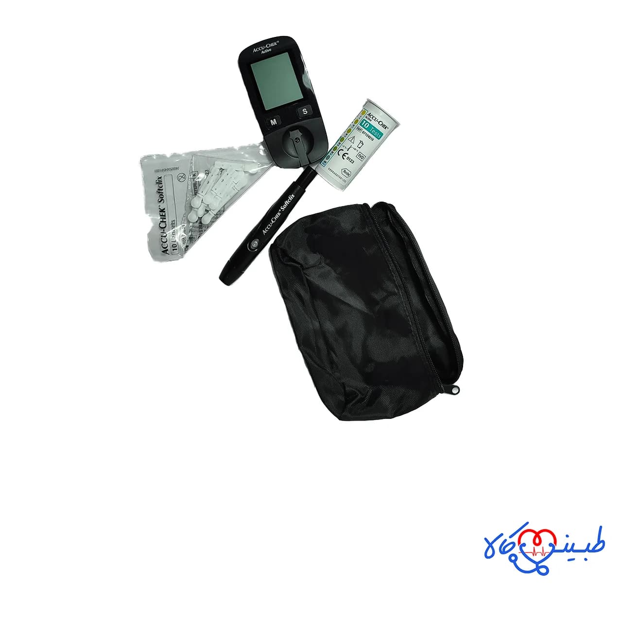 دستگاه تست قند خون آکیوچک اکتیو + 10 عدد نوار تست و 10 عدد سوزن — تصویر ۵