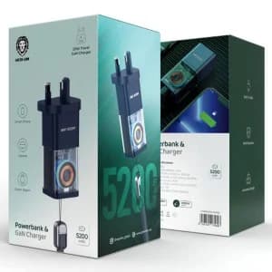 پاوربانک و شارژر گرین لاین مدل Powerbank & GaN Charger ظرفیت 5200 میلی آمپر ساعت توان 20 وات — تصویر ۴