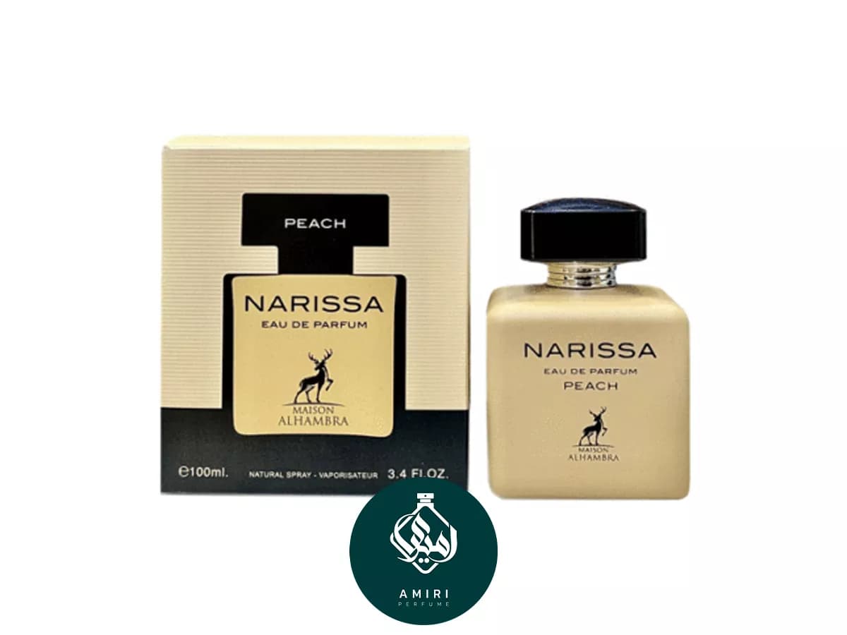عطر ادکلن الحمبرا نارسیسو رودریگز پودری | Alhambra Narissa Peach — تصویر ۵