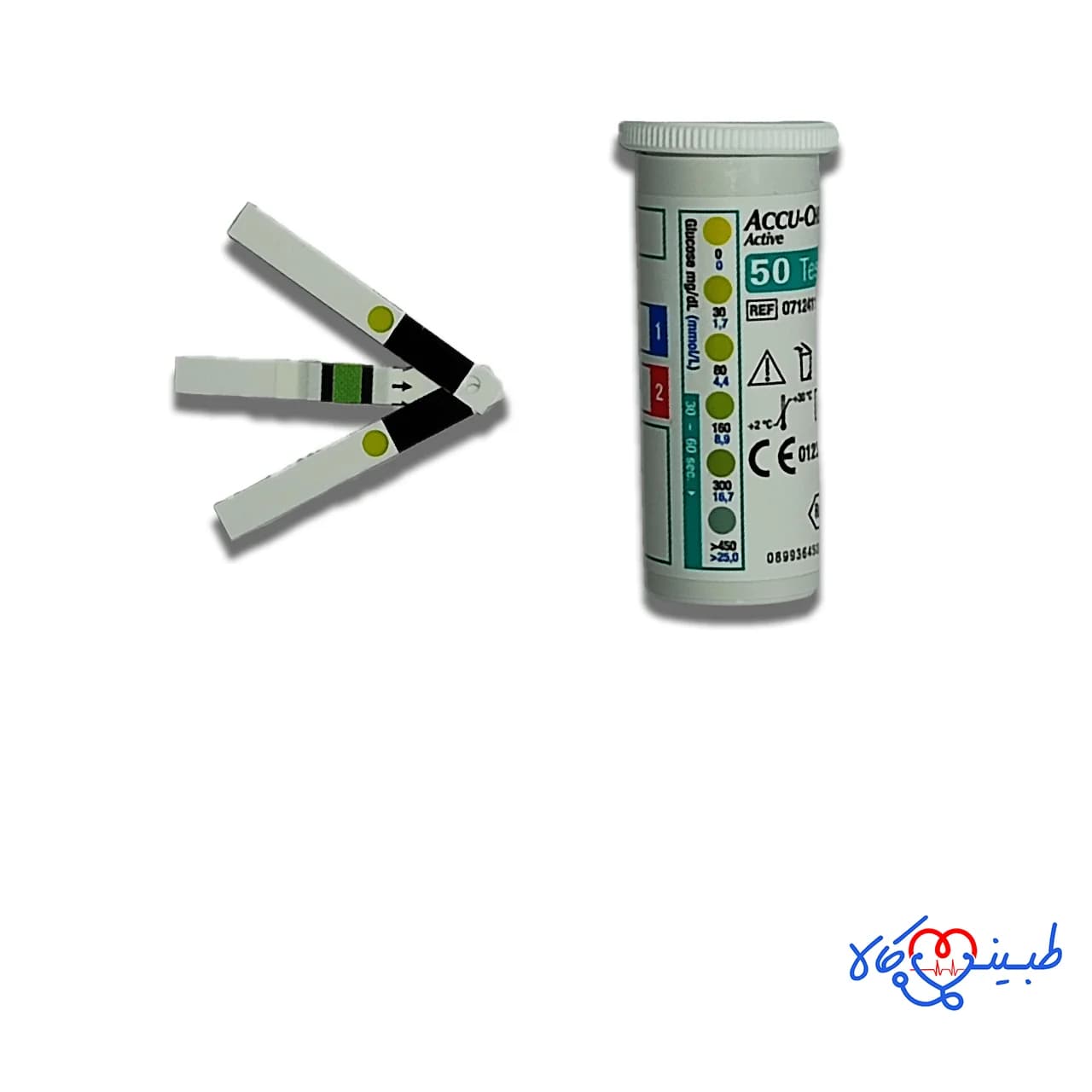 نوار تست قند خون آکیوچک اکتیو بسته 50 عددی