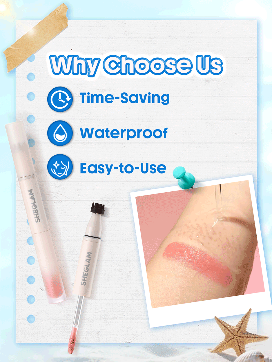 قلم دو سر رژگونه و ککومک شیگلم SHEGLAM Sunspell Freckle & Flush Pen رنگ Love Cake — تصویر ۱۲
