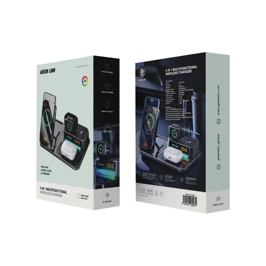 شارژر بی‌ سیم چندکاره گرین Multifunctional Wireless Charger