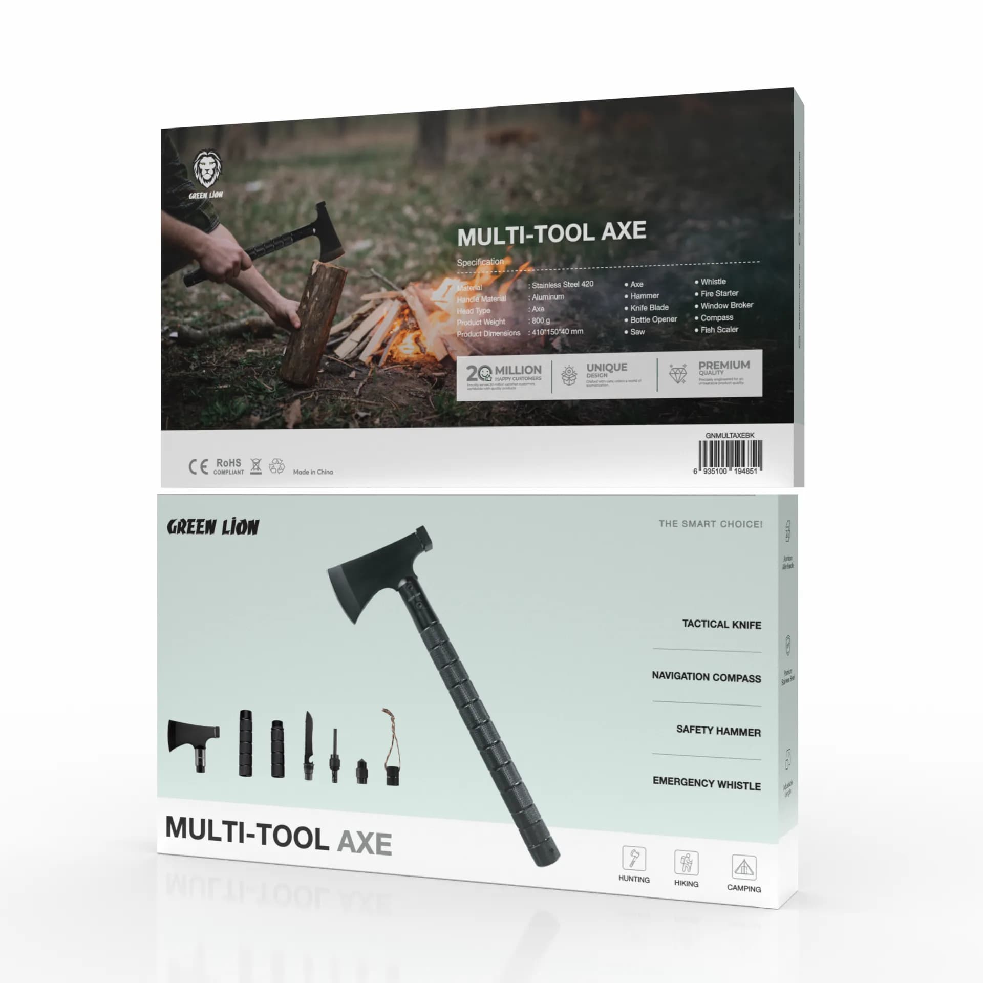 تبر چند ابزاره گرین لاین MULTI-TOOL AXE — تصویر ۵