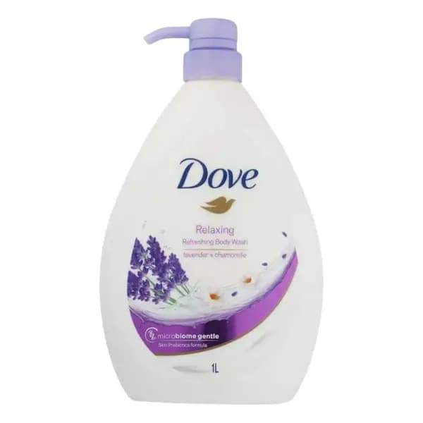 شامپو بدن مرطوب‌کننده اسطوخودوس و بابونه داو Dove Relaxing Lavender حجم 1000 میل — تصویر ۳
