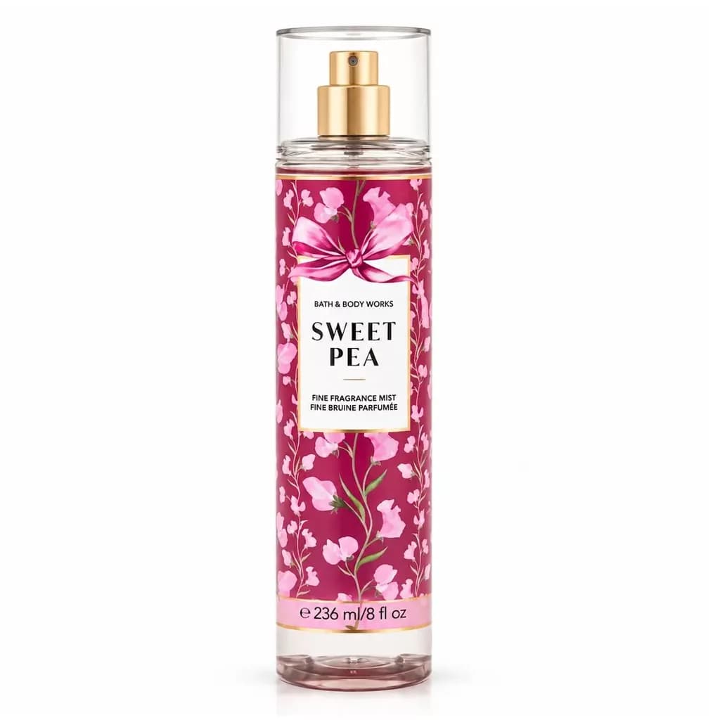 بادی اسپلش بث اند بادی ورکس Bath and Body Works رایحه SWEET PEA حجم 236 میل — تصویر ۳