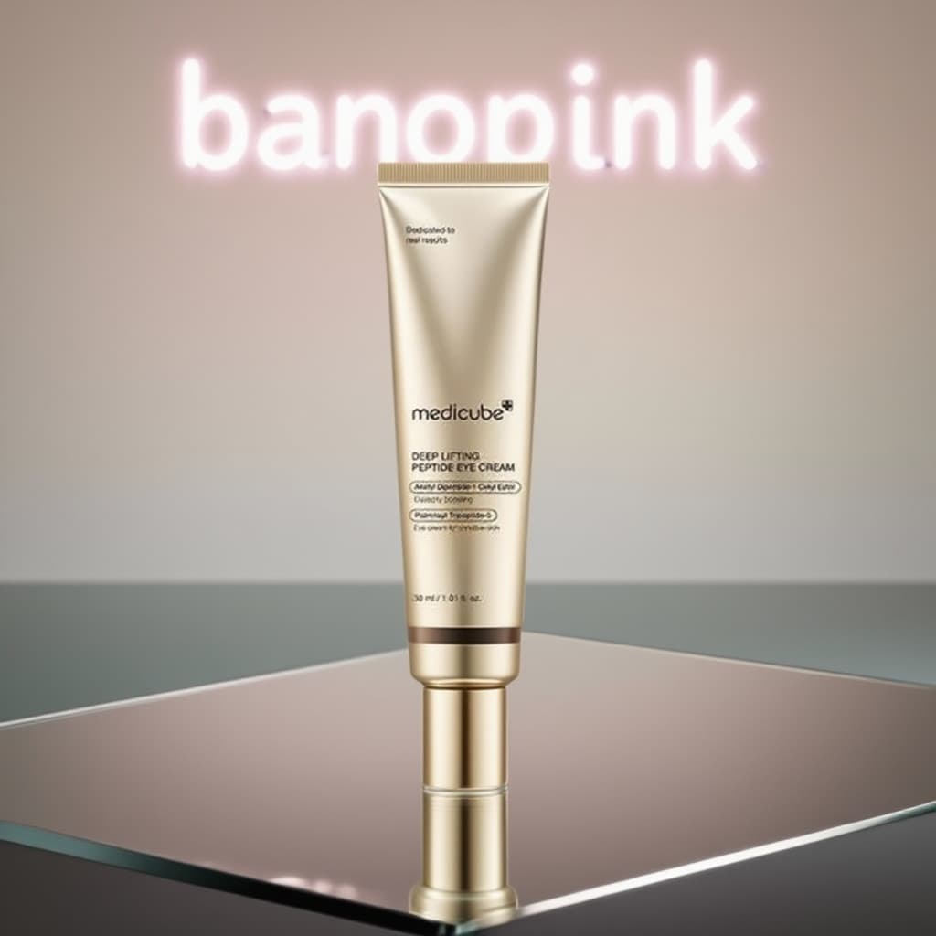 کرم دور چشم لیفتینگ و جوانساز پپتید مدی کیوب MEDICUBE Deep Lifting Peptide Eye Cream — تصویر ۲