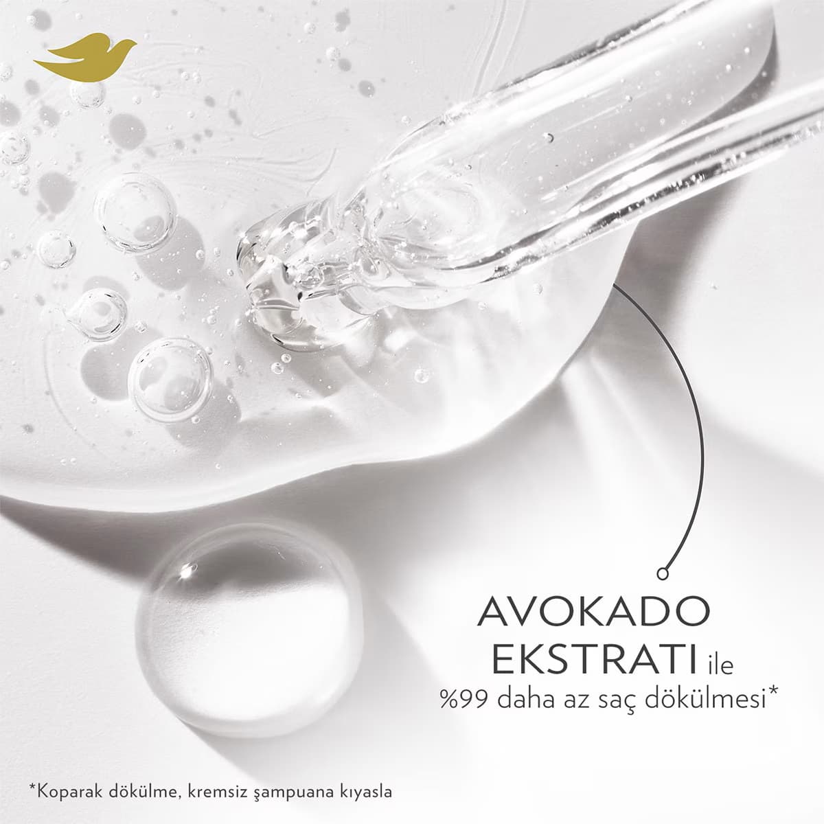 شامپو ضد ریزش و تقویت‌کننده مو داو Dove avocado با عصاره آووکادو حجم ۳۷۵ میل — تصویر ۸