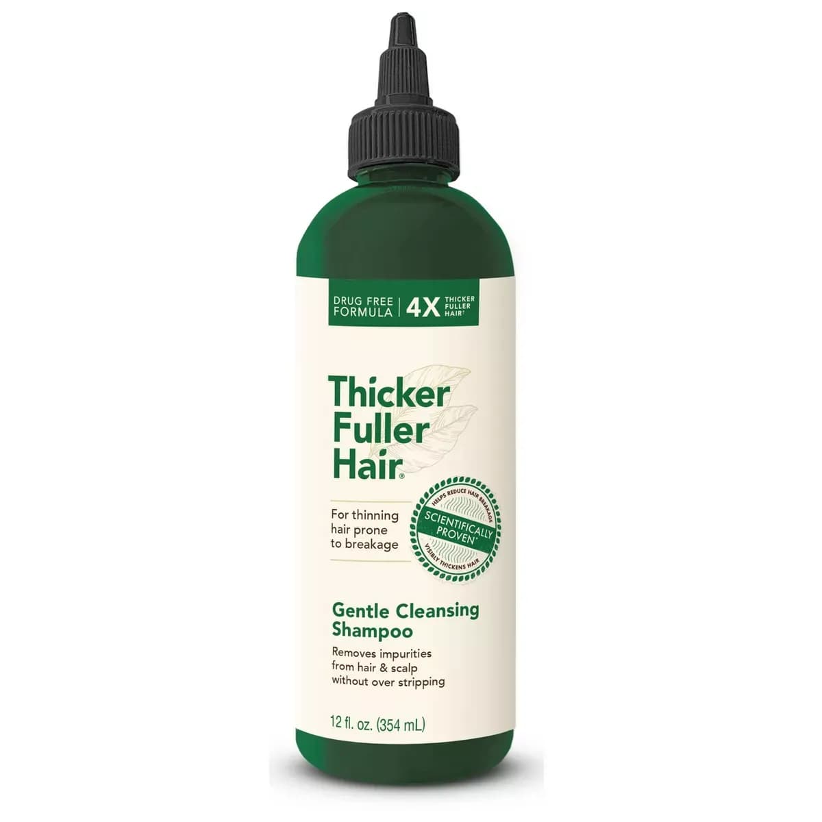 شامپو مو ضد ریزش و حجم دهنده تیکر فولر هیر Thicker Fuller Hair حجم 354 میل