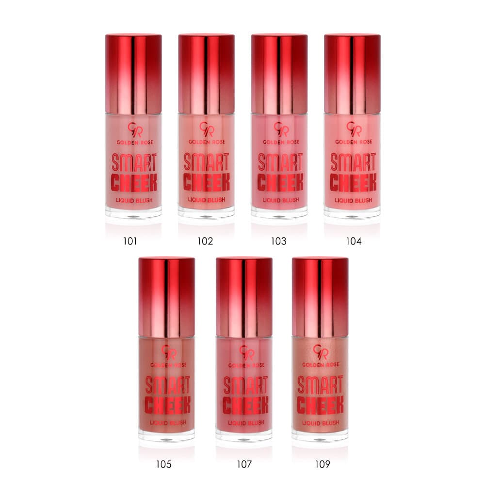 رژ گونه مایع گلدن رز GOLDEN ROSE SMART CHEECK شماره 105 — تصویر ۴