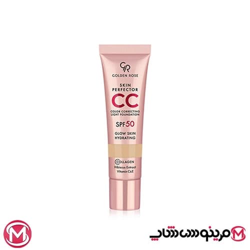 سی سی کرم گلدن رز Golden Rose Skin Perfect شماره 103 رنگ NUDE — تصویر ۷