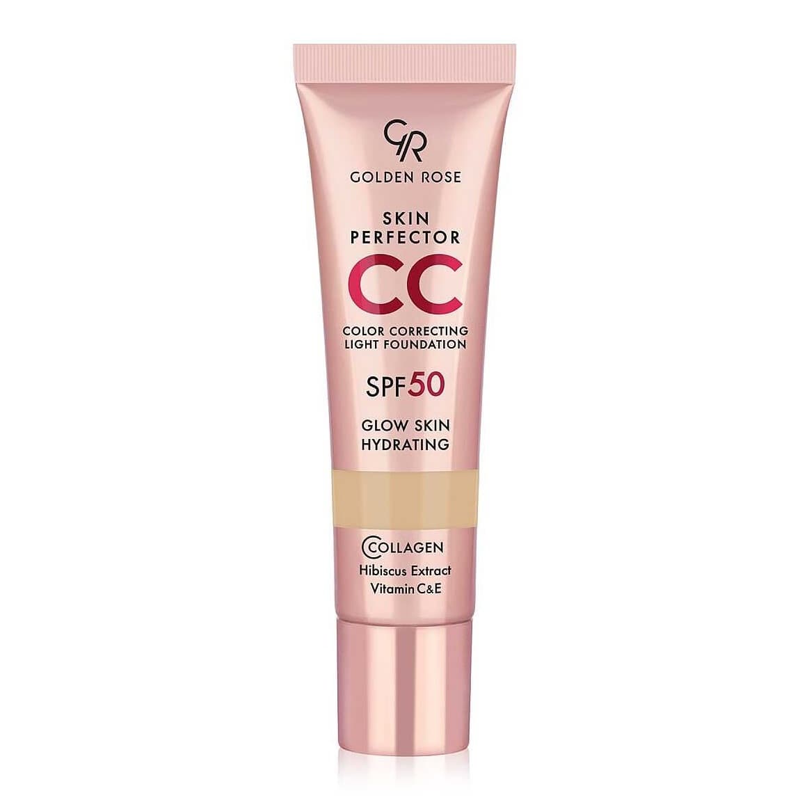سی سی کرم گلدن رز Golden Rose Skin Perfect شماره 103 رنگ NUDE