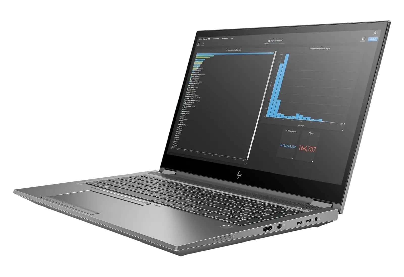 لپ تاپ استوک زدبوک HP ZBook Fury 15 G7 Xeon W-10885M/32 GB/512 GB/4GB NVIDIA T2000 — تصویر ۸