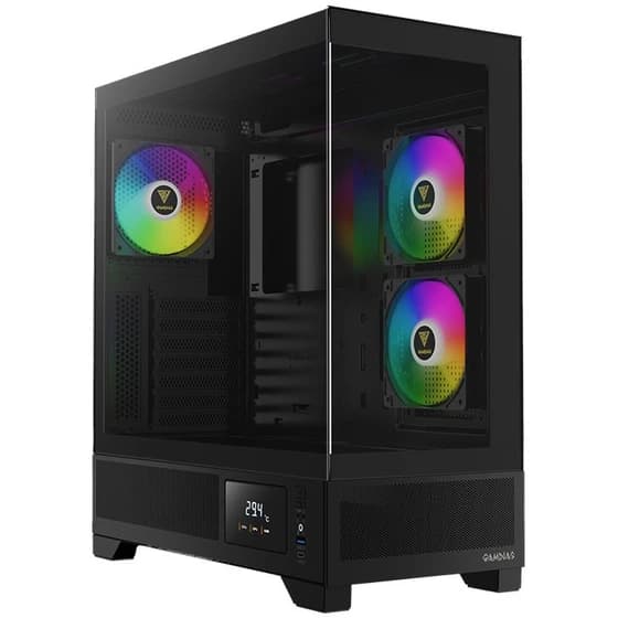 کیس کامپیوتر گیم دیاس Atlas M1 ARGB Mid Tower مشکی