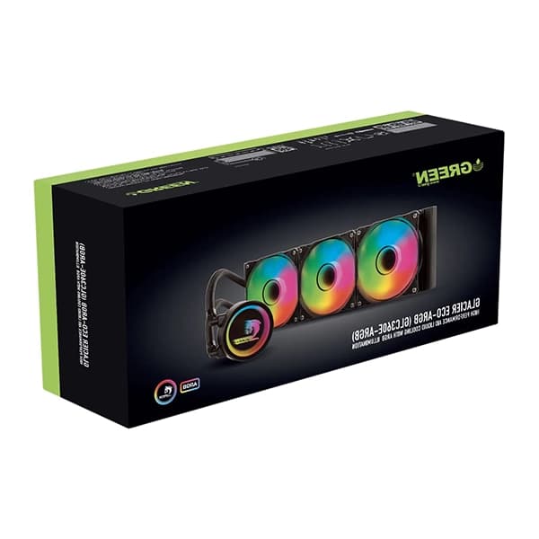 فن خنک کننده گرین GREEN GLACIER 360 ECO ARGB — تصویر ۳