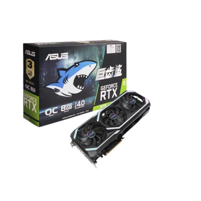 کارت گرافیک استوک ایسوس 3X 8G Asus RTX 3070 Shark — تصویر ۲