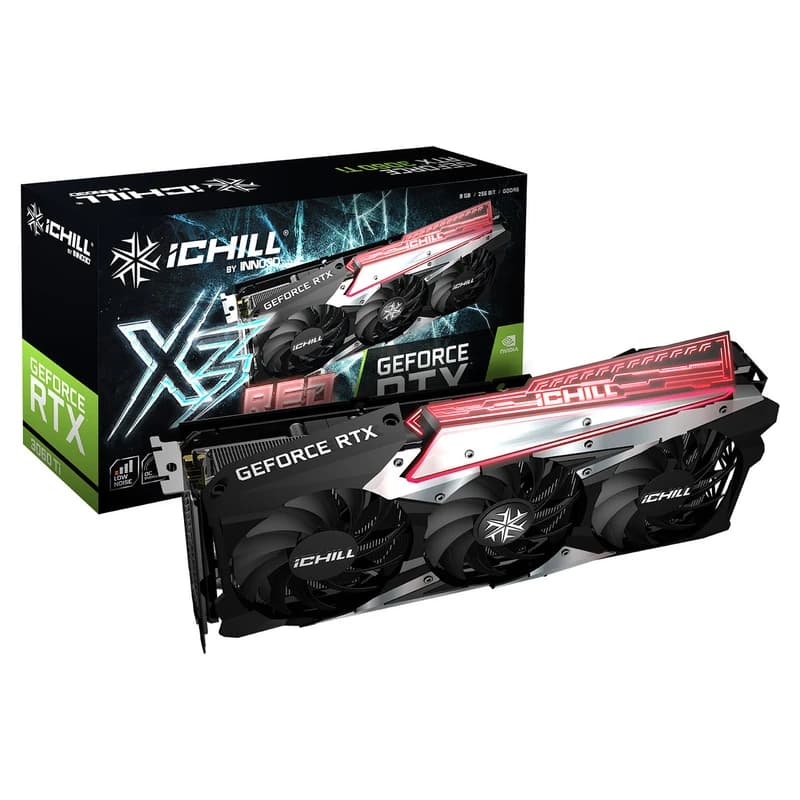 کارت گرافیک اینو تیری دی مدل INNO3D GeForce RTX 3060Ti ICHILL X3 — تصویر ۱۰