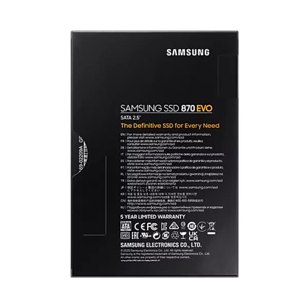 هارد اینترنال SSD سامسونگ 2 ترابایت مدل SAMSUNG 870 EVO — تصویر ۸