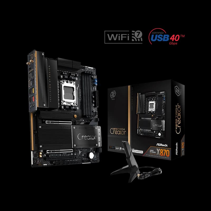 مادربرد ازراک مدل X870 Taichi Creator — تصویر ۳
