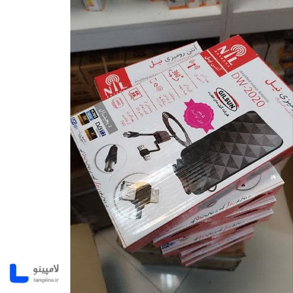 آنتن تلویزیون رومیزی نیل DW-2020 (کابل 5 متری) — تصویر ۲